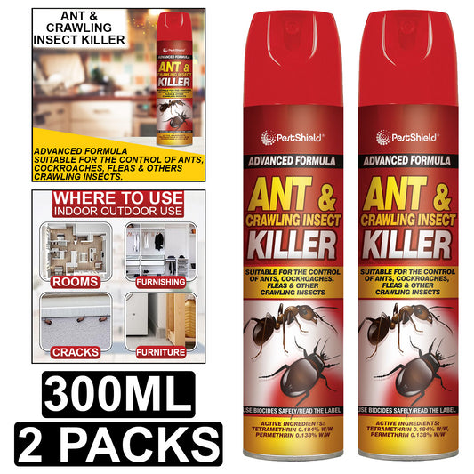 2X Ant & Crawling Killer Spray 300ml