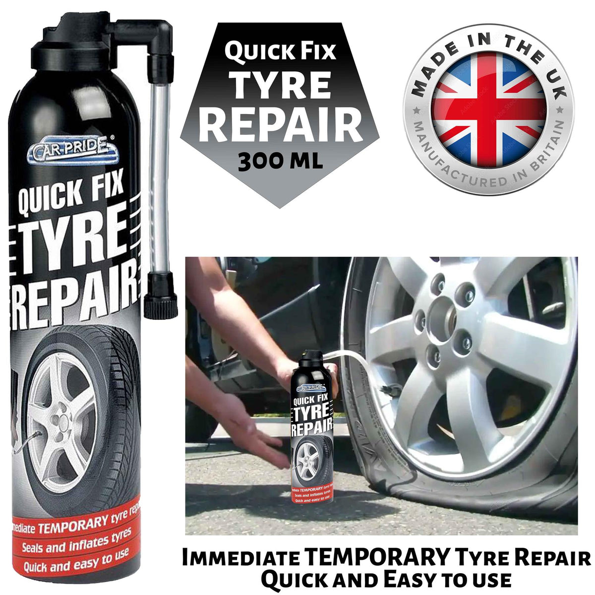 Quick Fix Tyre Repair 300ml