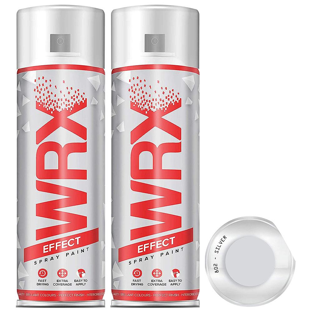 2X WRX Silver Spray Paint 400ml