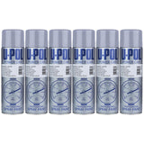 6X Upol Power Can Wheel Silver Spray Paint 500ml