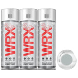 3X WRX Flat Light Grey 7035 Spray Paint 400ml