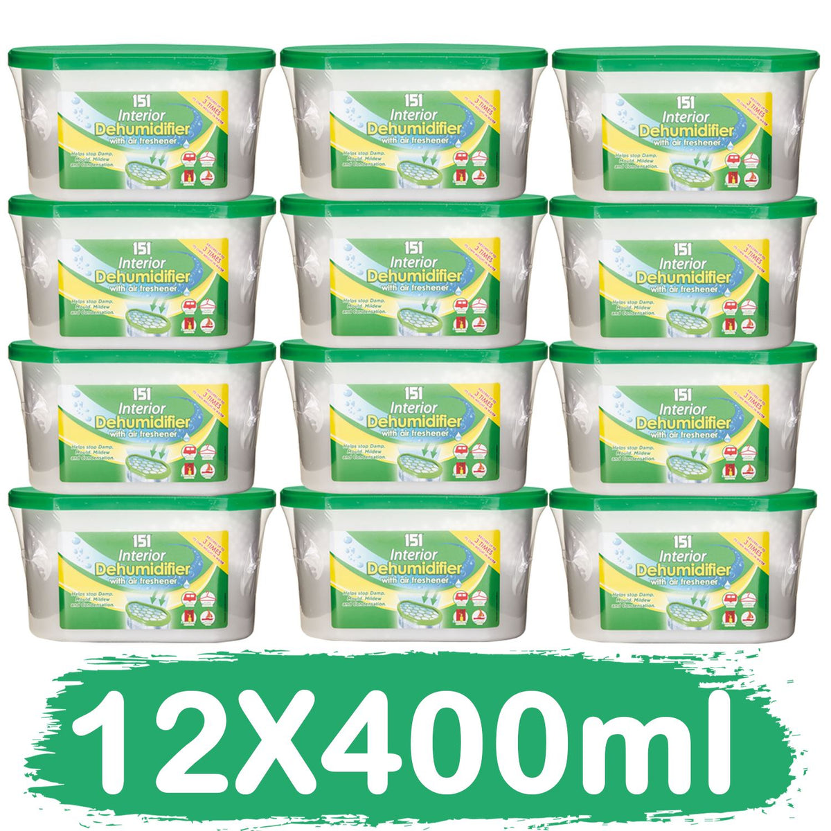 12X Interior Dehumidifier 400ml