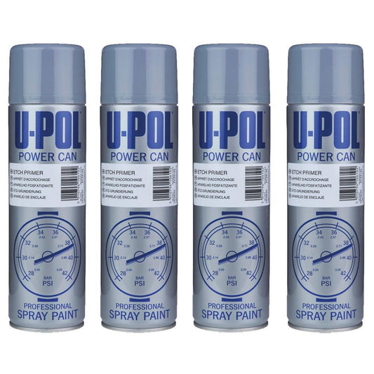 4X Upol Power Can Etch Primer Spray 500ml