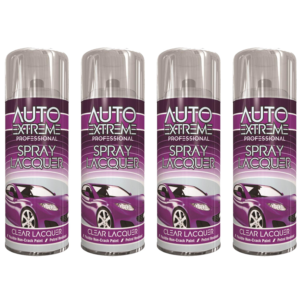 4X Auto Extreme Clear Lacquer 400ml