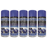 5X Auto Extreme Blue Spray Paint 400ml