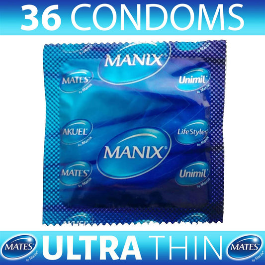 36X Mates Condoms Ultra Thin