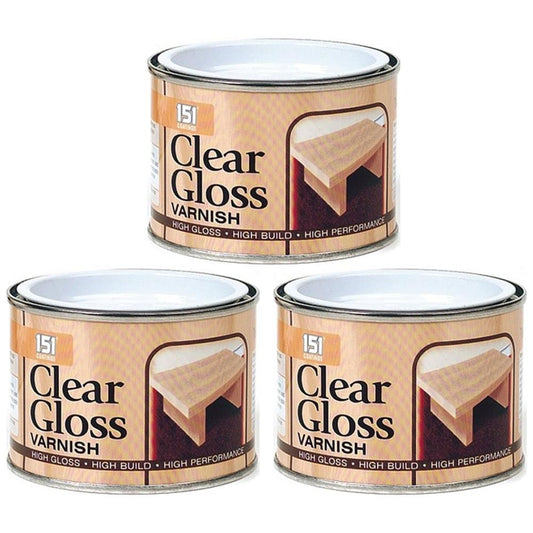 3X Clear Gloss Varnish 180ml