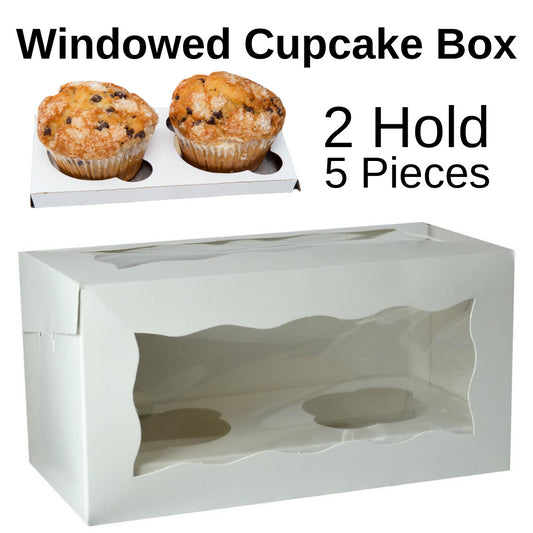 2 Hole Cupcake Boxe - 5X