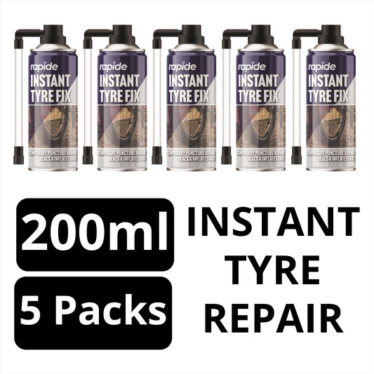 5X Bicycle Instant Tyre Fix 200ml