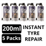 5X Bicycle Instant Tyre Fix 200ml