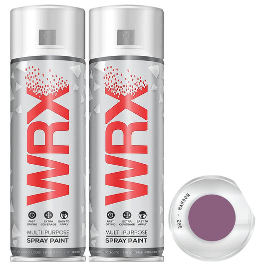 2X WRX Flat Maroon Spray Paint 400ml