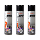 3X Promatic Rapid Build Grey Primer Spray 500ml