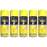 5X Paint Factory Sunshine Yellow Gloss Spray Paint 250ml