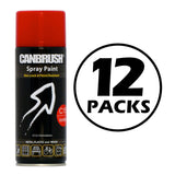 12X Canbrush C15 Vermillion Spray Paint 400ml