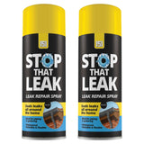 2X Stop That Leak Black Spray 400ml