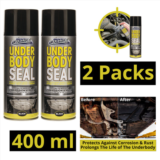 2x Under Body Seal Black 400ml