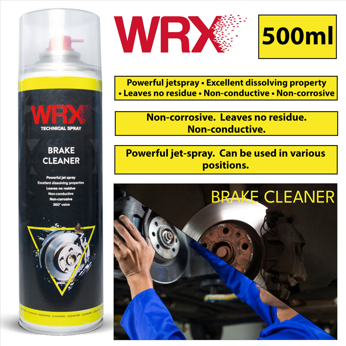 WRX Brake Cleaner 500ml