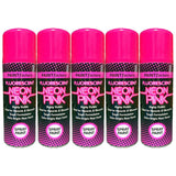 5X Paint Factory Fluorescent Neon Pink Spray Paint 200ml