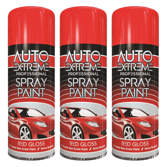 3X Auto Extreme Red Spray Praint 400ml