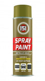 6X Paint Factory Gold Metallic Spray Paint 400ml