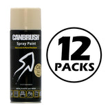 12X Canbrush C40 Sand Beige Spray Paint 400ml