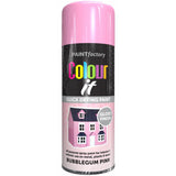 Paint Factory Bubblegum Pink Gloss Spray Paint 400ml