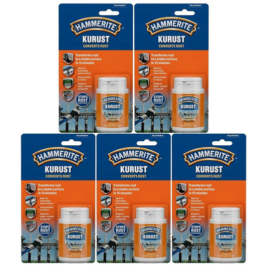 5X Hammerite Kurust Blister 90ml