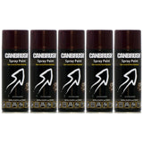 5X Canbrush C60 Brown Spray Paint 400ml