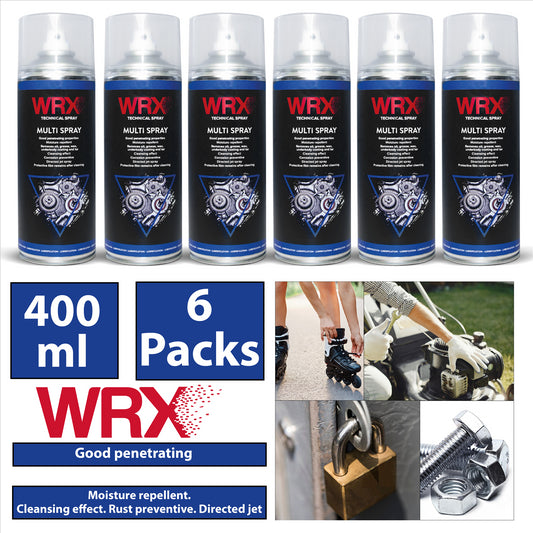 6X WRX Multi Spray Universal Oil To Lubricate 400ml