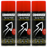 3X Canbrush C20 Monsa Red Spray Paint 400ml