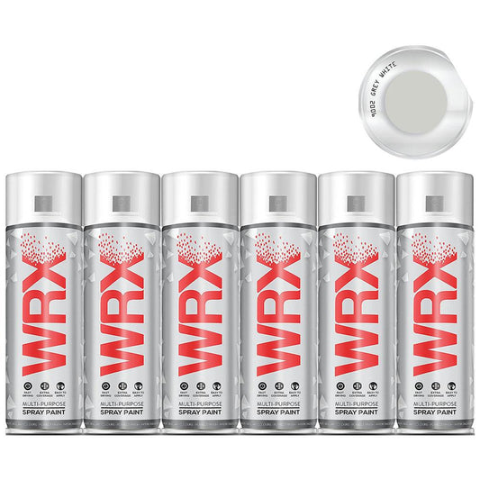 6X WRX Grey White Spray Paint 400ml