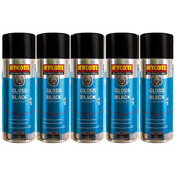 5X Hycote Bodyshop Gloss Black Spray Paint 400ml