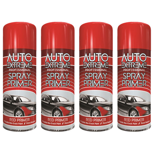 4X Auto Extreme Spray 400ml Red Primer