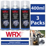 3X WRX Multi Spray Universal Oil To Lubricate 400ml