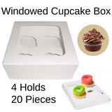 4 Hole Cupcake Boxe  20X