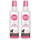 2X Pride & Groom Dry Doggie Shampoo Raspberry Scented