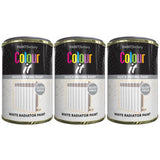 3X Paint Factory White Gloss Radiator Tin Paint 300ml