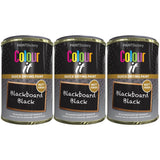 3X Paint Factory Blackboardpaint Factory Black Paint Tin 300ml