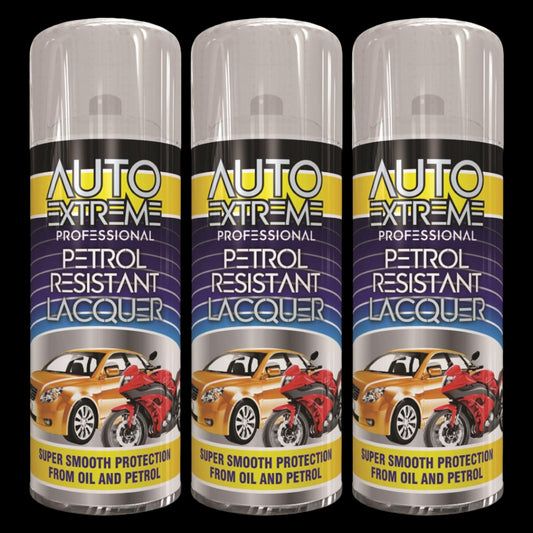 3X Auto Extreme Lacquer Petrol Resistant Spray 400ml