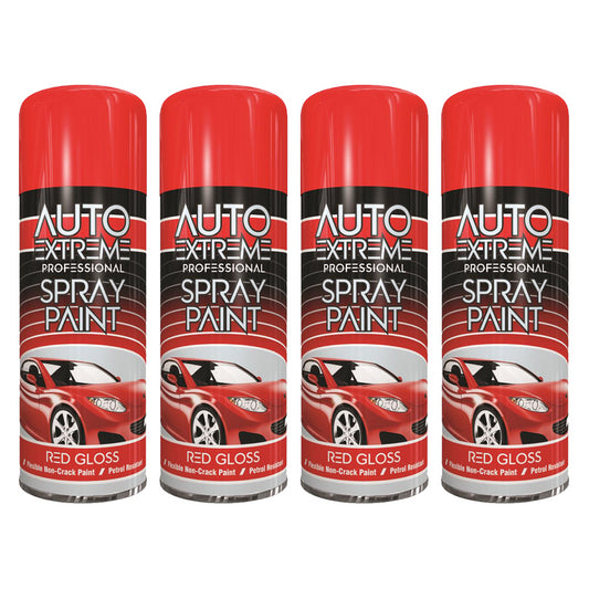 4X Auto Extreme Red Spray Praint 400ml