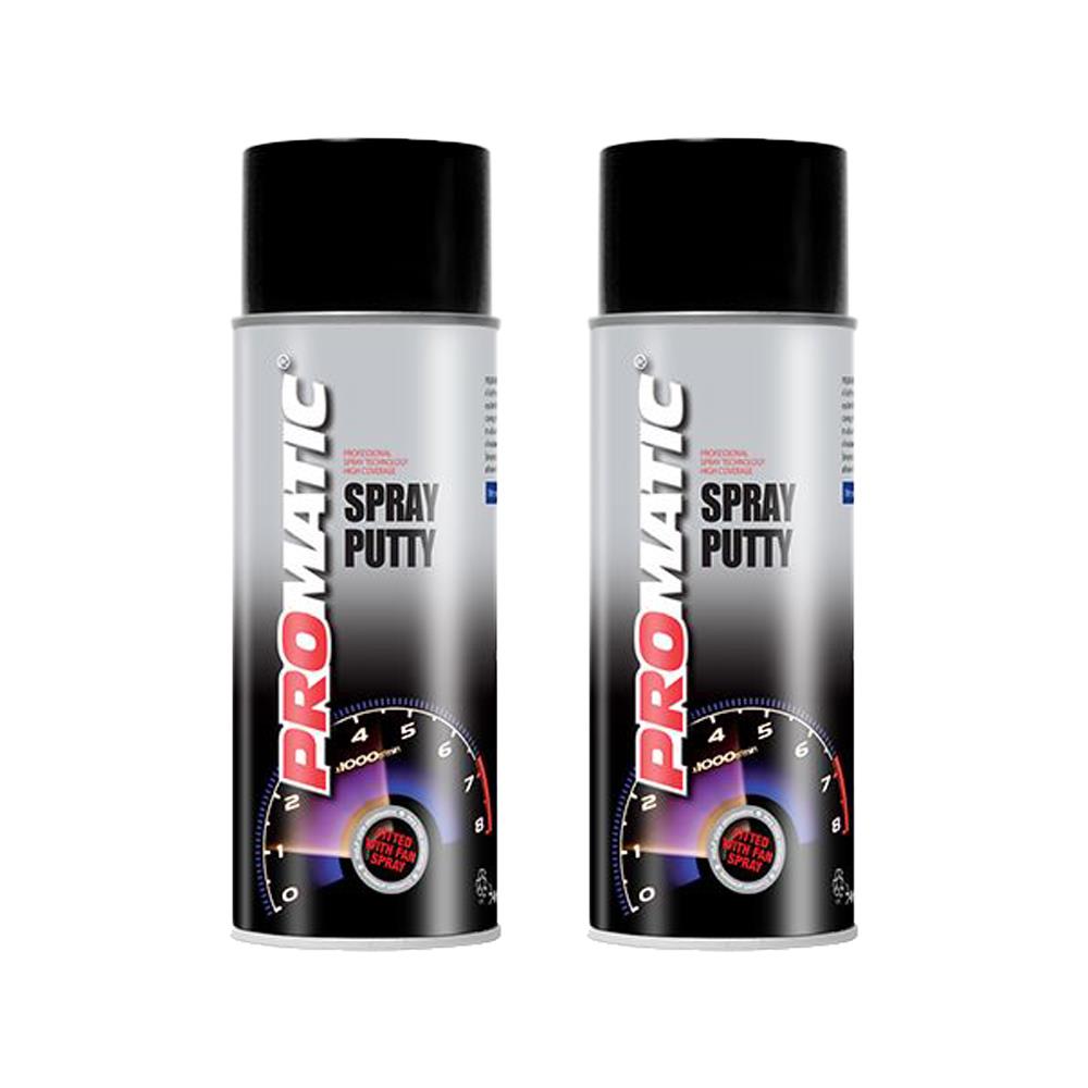 2X Promatic Spray Putty Spray Paint 400ml