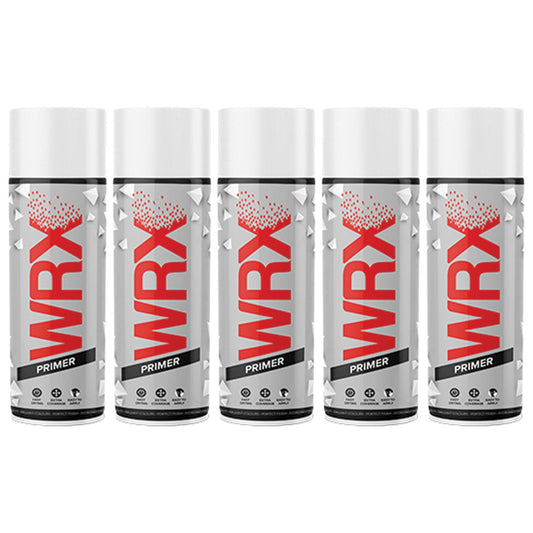 5X WRX Clear Surface Primer Spray Paints 400ml