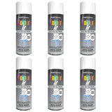 6X Paint Factory White Primer Spray Paint 400ml