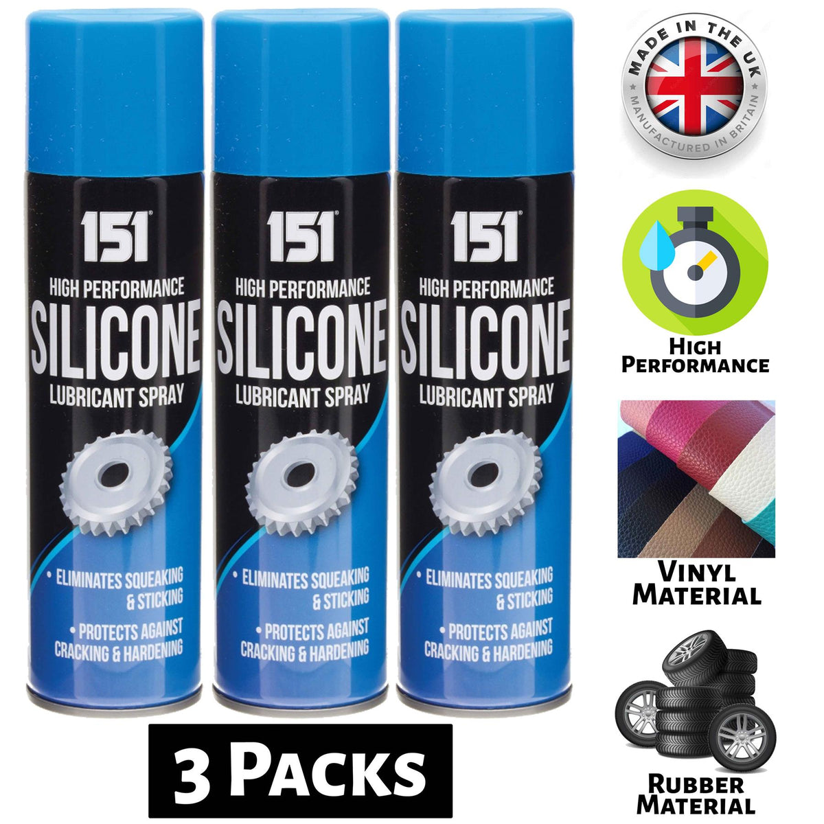 3X Silicone Lubricant Spray 200ml