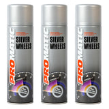 3X Promatic Steel Wheels Spray Paint 500ml