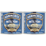 2X Hammerite Smooth Gold Paint 250ml