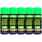 5X Paint Factory Neon Green Spray Paint 400ml