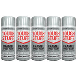 5X Paint Factory Tough Stuff Enamel Silver Gloss 400ml