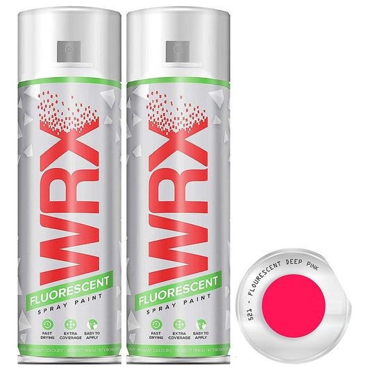 2X WRX Fluorescent Deep Pink 521 Spray Paint 400ml