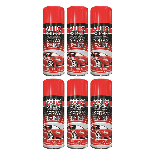 6X Auto Extreme Red Spray Praint 400ml